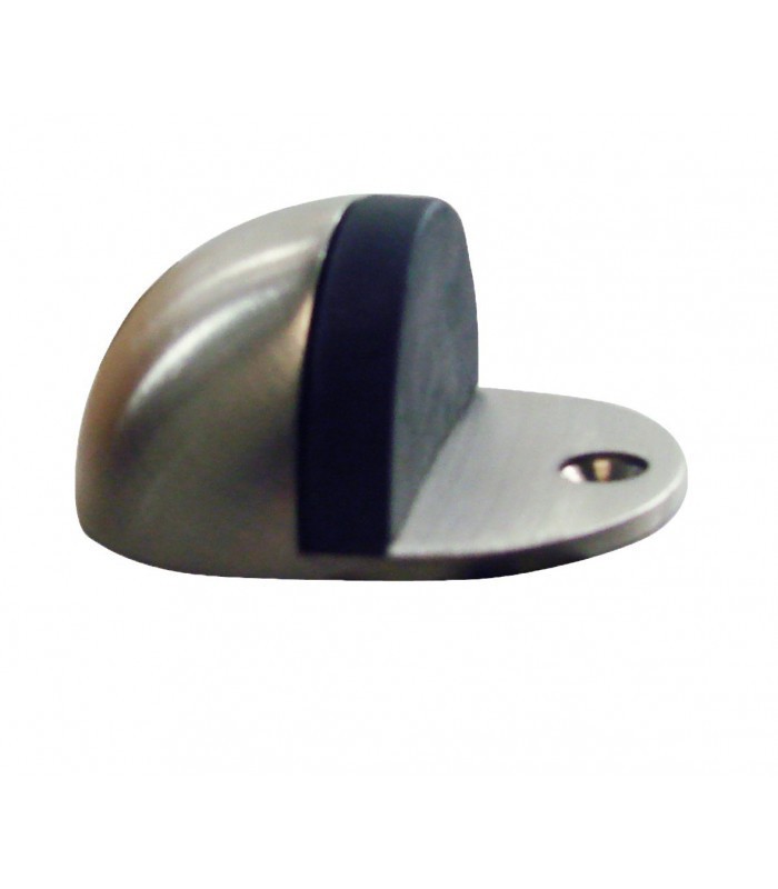 Butée de porte demi-lune zinc nickelé satiné - 1001poignées - Votre  spécialiste de la poignée de porte