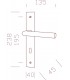 Ensemble/Plaque LIFT Inox Mat Cylindre 195