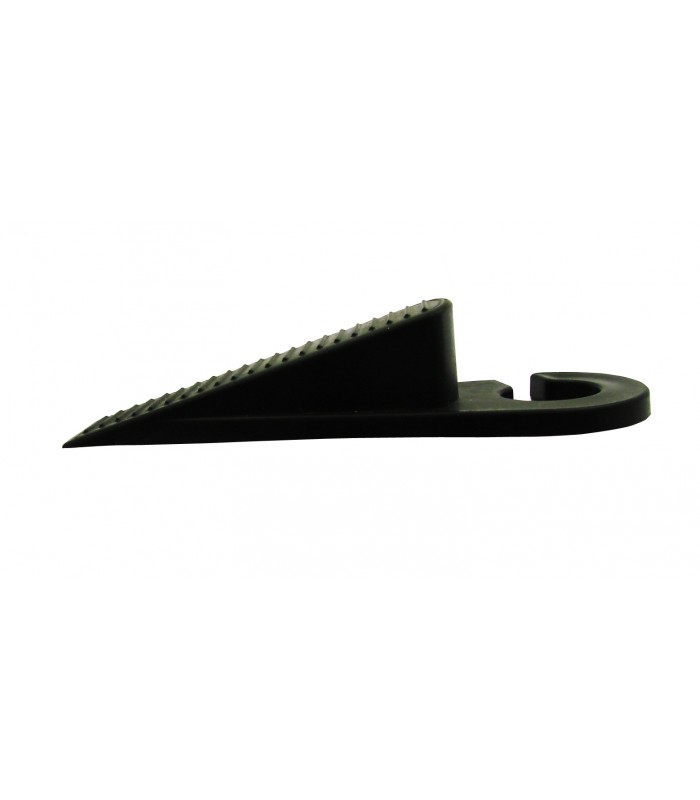 6x Cale porte bloqueur de porte tissu étoile sable poignée arrêt de porte  butoir de porte HxlxP:25 x 12 x 12 cm, noir